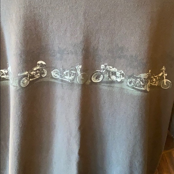 Brown motorcycle tee - Picture 2 of 4